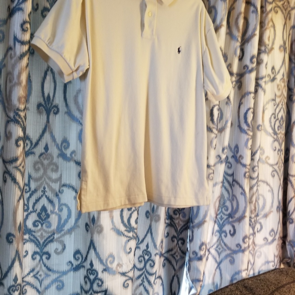 Ralph Lauren Cream Polo Size Med